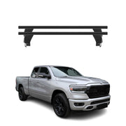 Menabo Dachträger Grundtäger für RAM 1500 2019-2026 50kg Aluminium Schwarz 2tlg