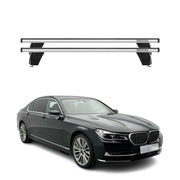 Menabo Dachträger Grundtäger für BMW 7er G11 G12 2015-2022 75kg Alu Silber 2 tlg