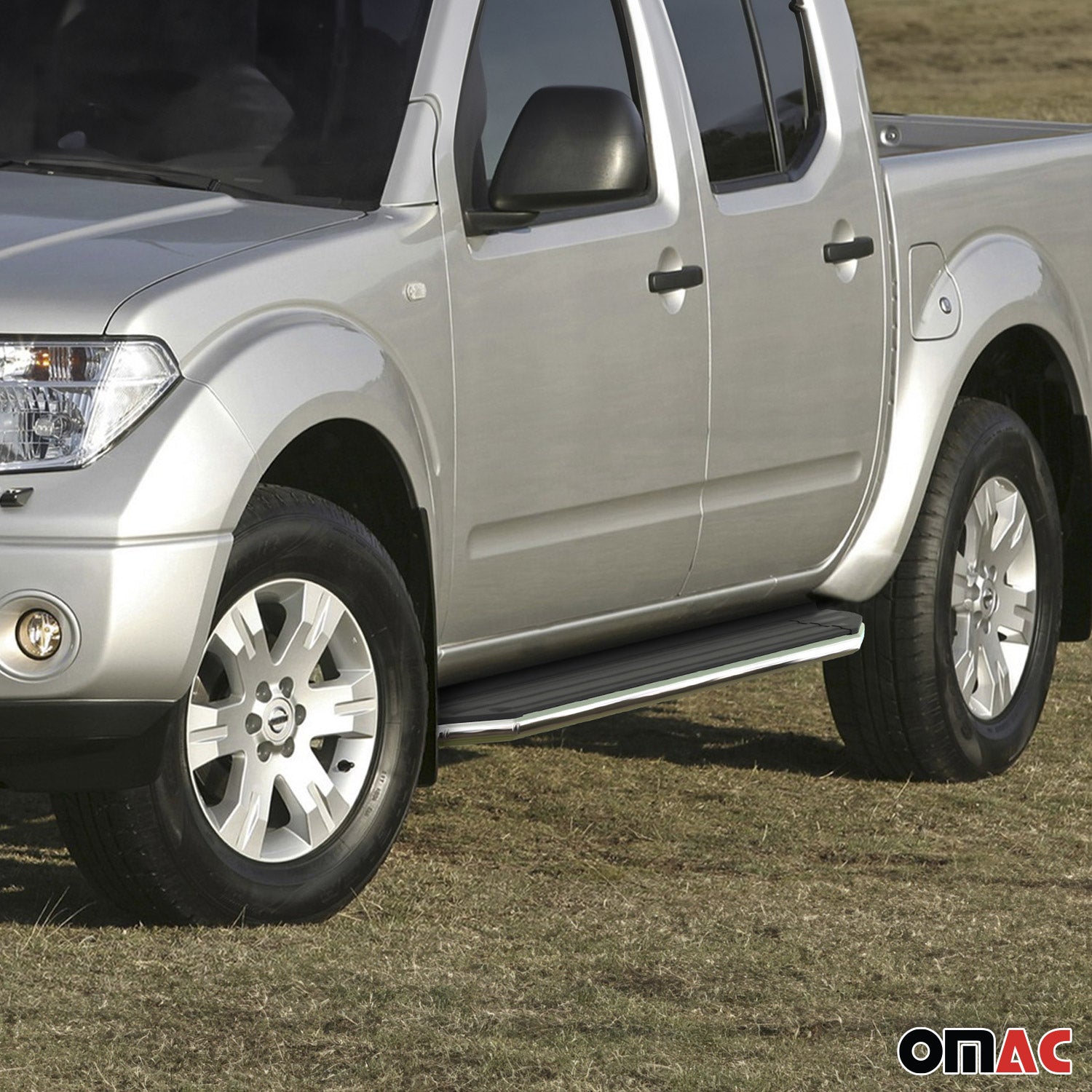 Trittbretter Seitenschweller für Nissan Navara 2005-2015 ABE Alu