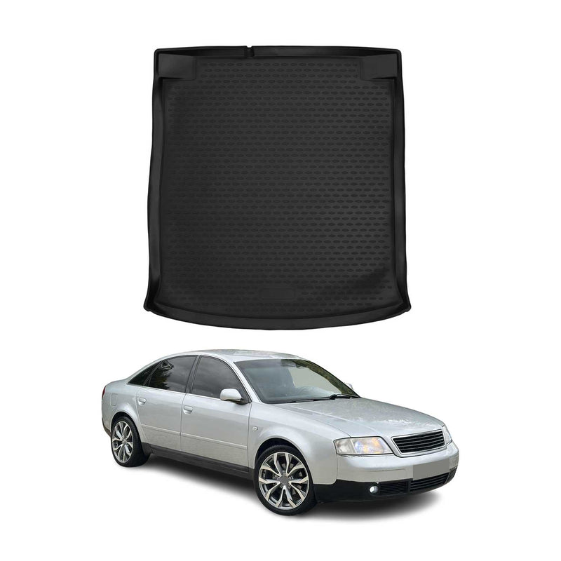 Kofferraummatte Kofferraumwanne für Audi A6 C5 Limo 1997-2004 Gummi TPE