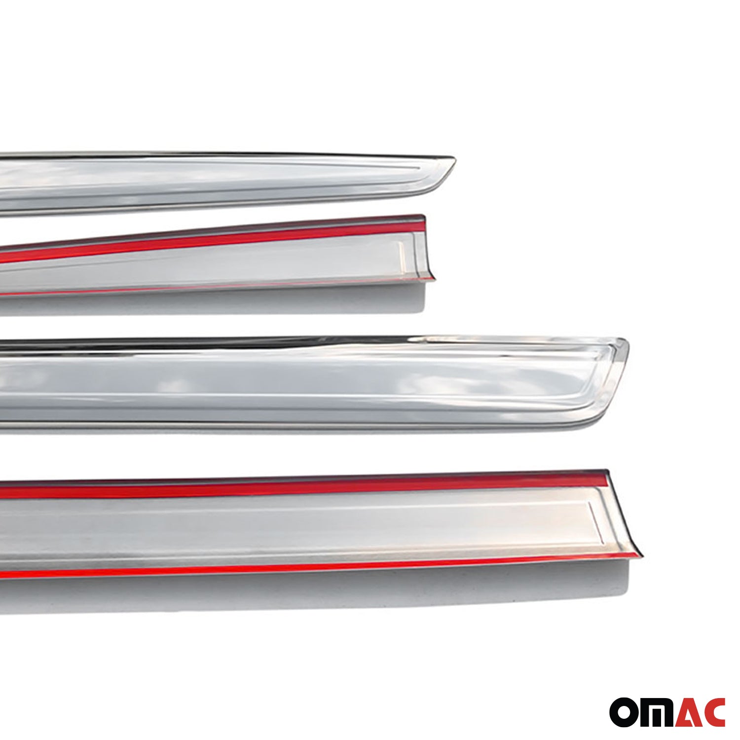 Seitentürleiste Türleisten Türschutzleiste für Renault Kangoo 2008-2011 Chrom 4x