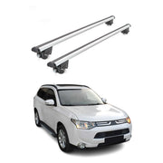 Dachträger Grundtäger für Mitsubishi Outlander III 2013-2021 100kg Alu Silber 2x