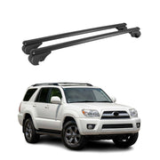 Dachträger Grundträger für Toyota 4Runner V 2009-2024 TÜV Aluminium Schwarz 2tlg