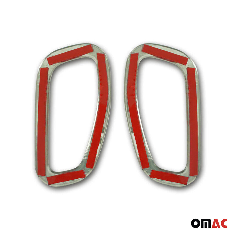 Blinkerrahmen Signalblende Seitenblinker für Jeep Renegade 2019-2024 Edelstahl