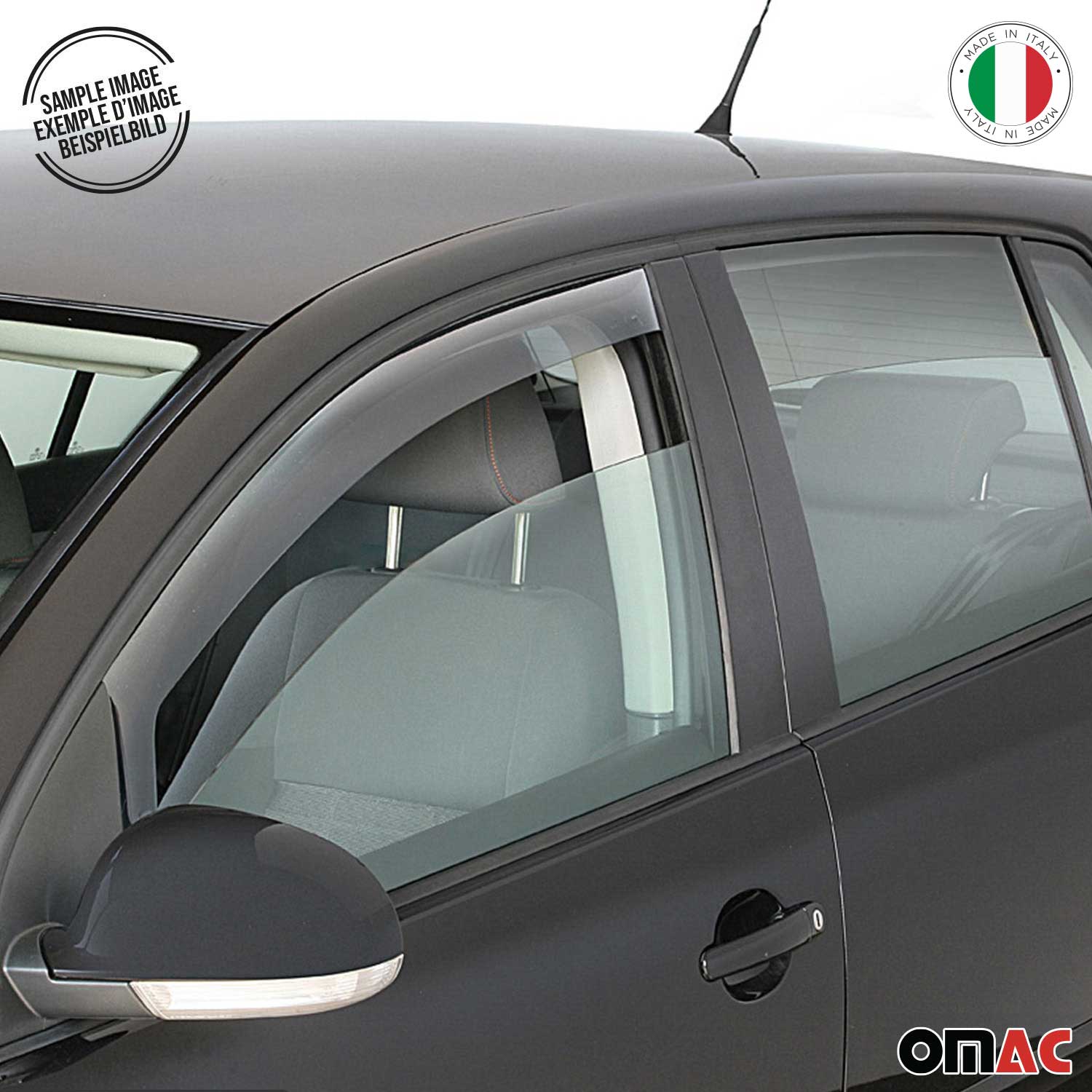 Windabweiser Regenabweiser für Kia Sportage 2010-2015 Dunkel Acryl 2tlg