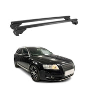 Dachträger Grundtäger für Audi A6 C6 4FH Allroad 2006-2011 75kg Alu Schwarz 2x
