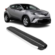 Trittbretter Seitenschweller Seitenbretter für Toyota C-HR Hybrid 2016-2023 Alu
