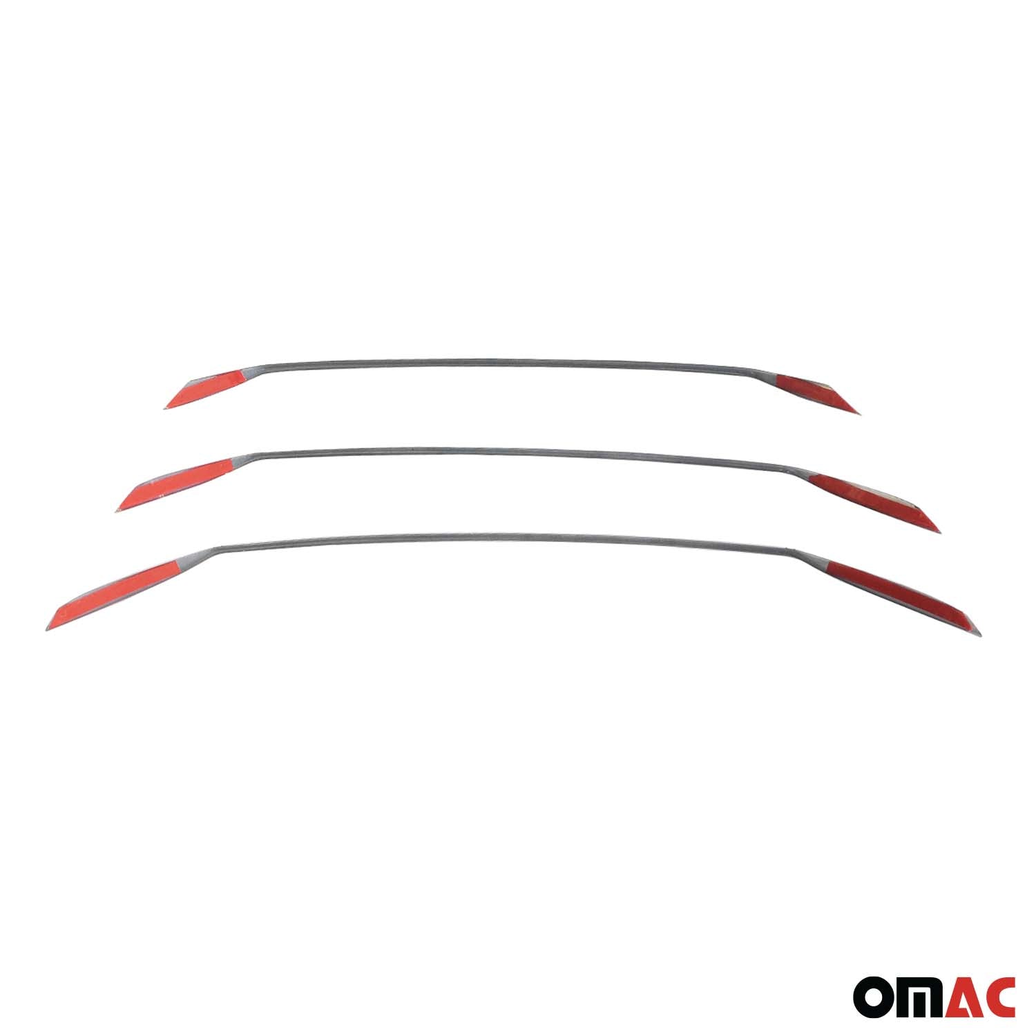 Kühlergrill Leisten Grillleisten für Hyundai Elantra 2011-15 Edelstahl Chrom 3x