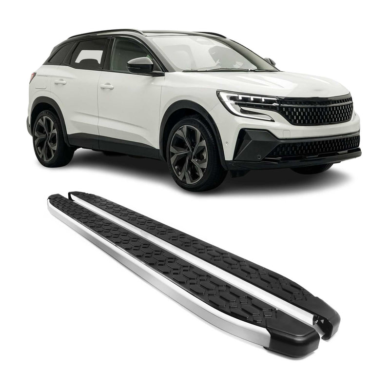 Trittbretter Seitenschweller Schweller für Renault Austral 2022-2025 Schwarz 2x