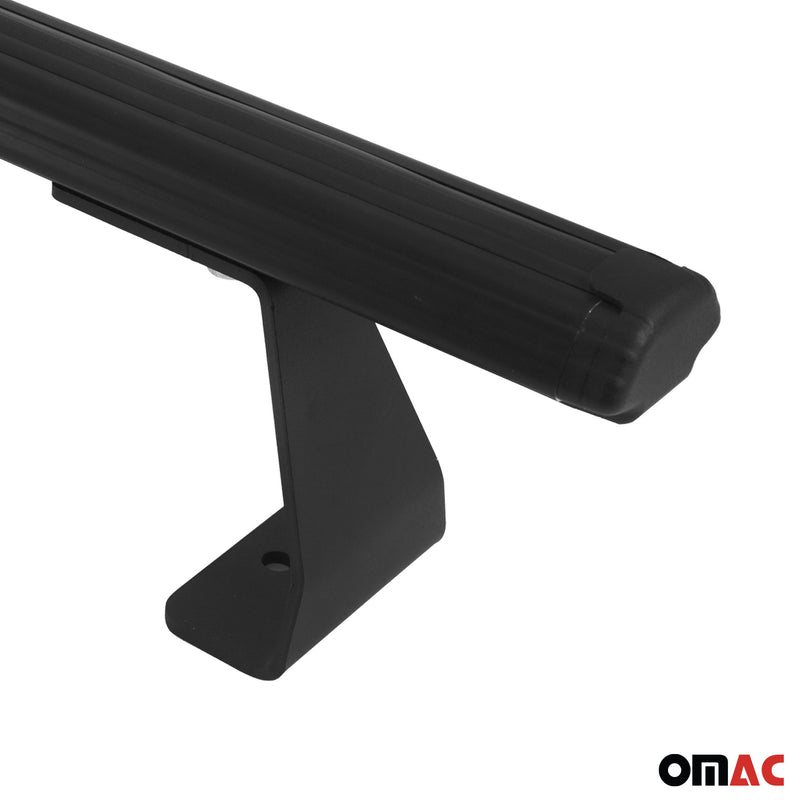 Dachträger Grundtäger für Mercedes Vito W639 2003-2014 75kg Alu Schwarz 3 tlg