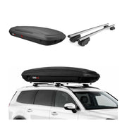 Carbonlook Dachbox 480L + Alu Dachträger Hyundai Tucson III 2016-2021 Silber