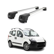Dachträger Grundträger für Citroen Nemo 2008-2017 Aluminium 75kg Grau 2tlg