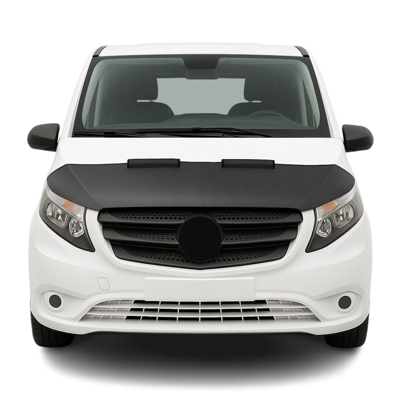 Haubenbra Steinschlagschutz für Mercedes Vito W447 2014-2025 Carbon Optik Halb