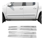 Seitentürleiste Türleisten Türschutzleiste für Toyota Hilux 2015-2026 Chrom 4x