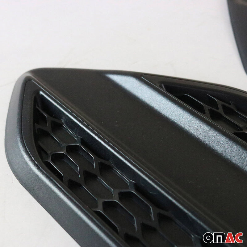 Seitentürleiste Türschutzleiste für Ford Ranger T6 XLT FL 2015-2022 ABS Schwarz