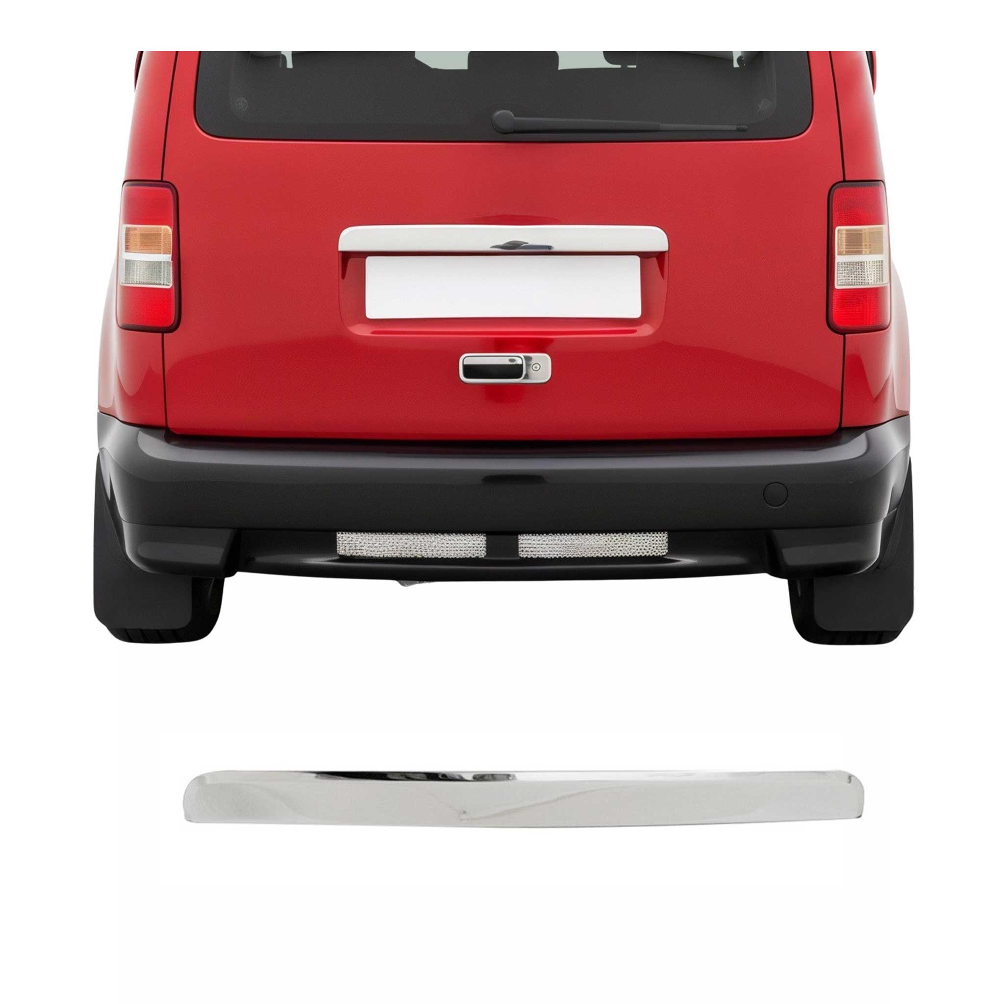 Heckklappe Kofferraumöffner Griff für VW Caddy 2010-2015 Edelstahl Chrom