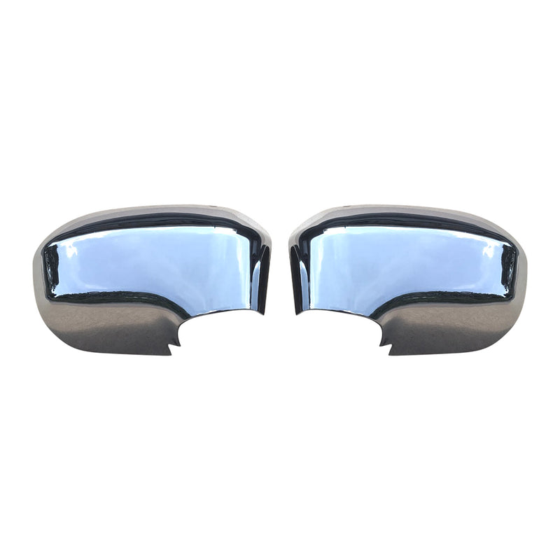 Spiegelkappen Spiegelabdeckung für Honda Civic 2006-2025 Chrom Abs Silber 2 tlg