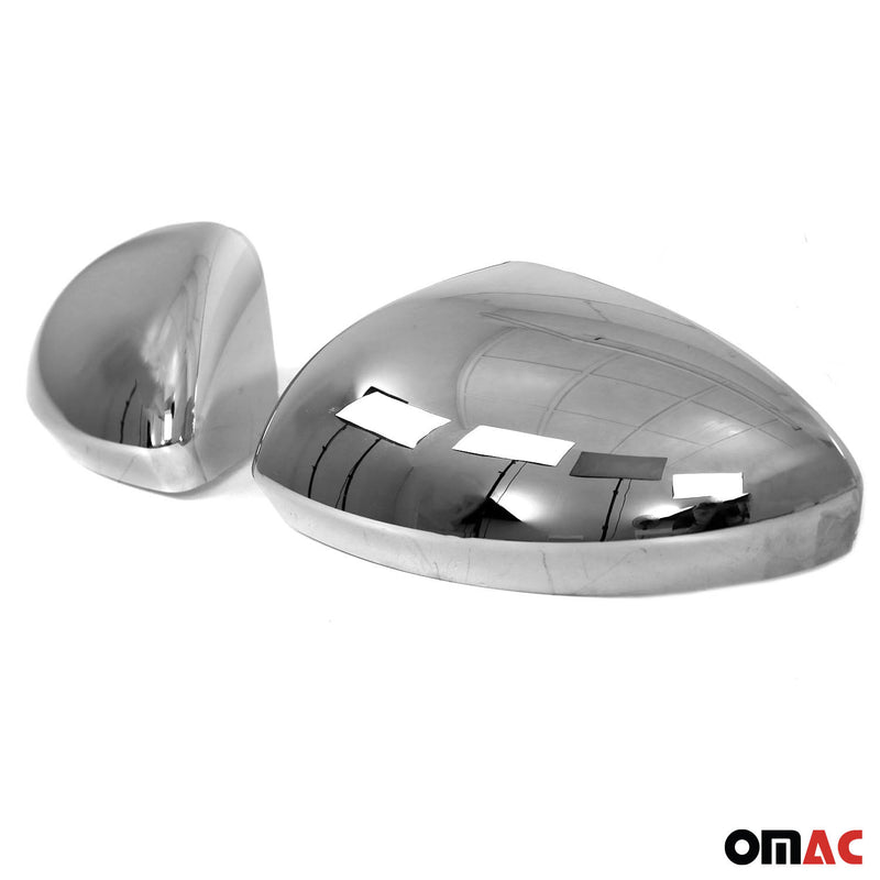 Spiegelkappen Spiegelabdeckung für Renault Megane 4 2015-2025 Chrom ABS Silber