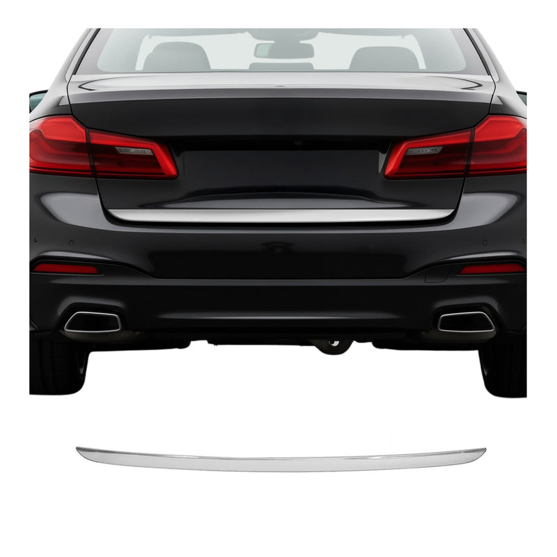 Kofferraumleiste Heckklappe Leiste für BMW 5er G30 2017-2024 Edelstahl Chrom