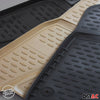 OMAC rubber mats floor mats for Ford Focus mk3 2011-2018 TPE black 4x