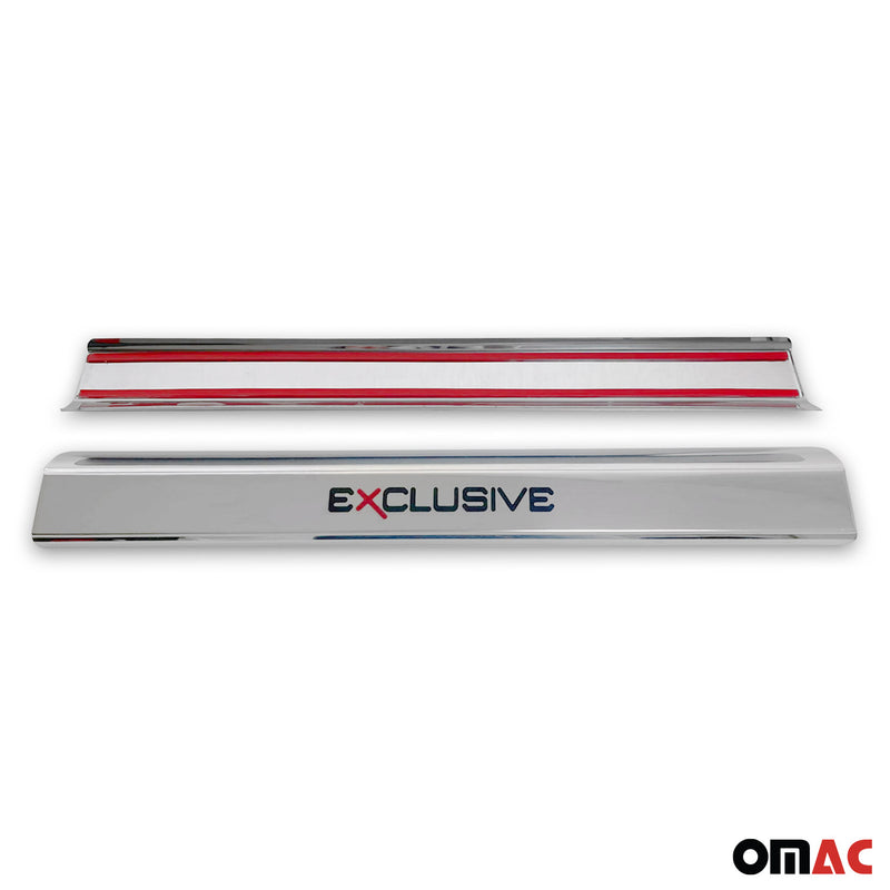 Einstiegsleisten Türschweller Edition für Mitsubishi L200 Lancer Edelstahl 2x