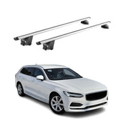 Dachträger Grundtäger für Volvo V90 / V90 Cross Country 2016-2025 Alu Silber 2x