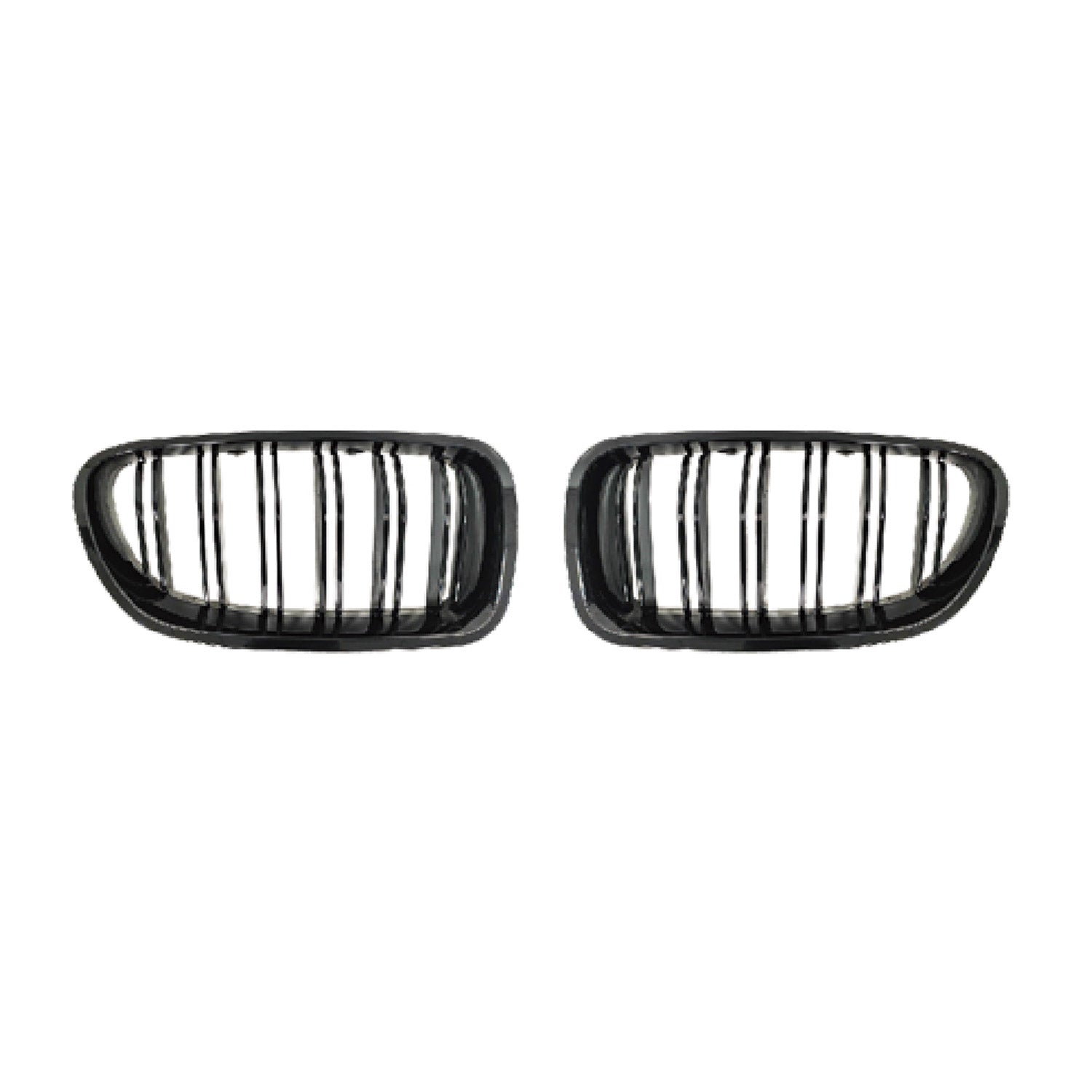 Nieren Grill Kühlergrill für BMW 5er F10 M-Tech 2010-2016 Schwarz Glanz