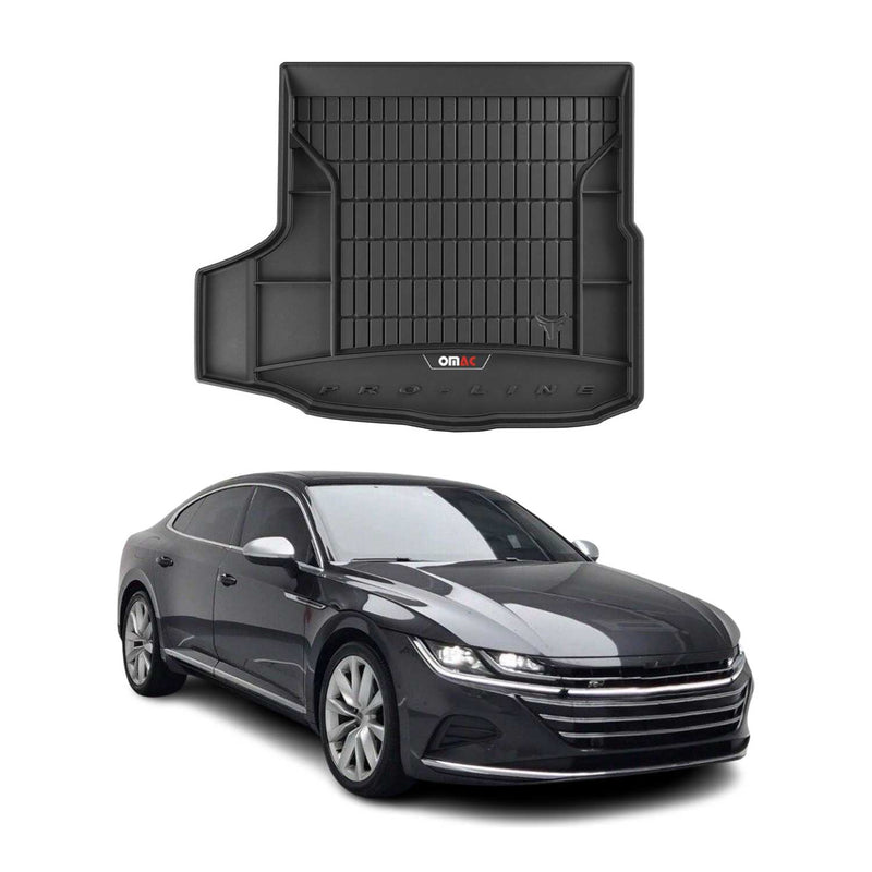 OMAC Gummi Kofferraumwanne für VW Arteon Shooting Brake 2020-2025 TPE Schwarz