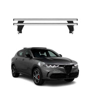 Menabo Dachträger Grundtäger für Alfa Romeo Tonale 2022-2026 Alu Silber 2tlg