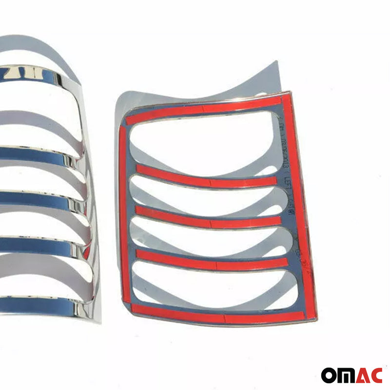 Rücklicht Leisten Heckleuchte für VW Transporter T5 2003-2010 Edelstahl 2tlg