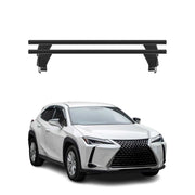Menabo Dachträger Grundtäger für Lexus UX 2019-2026 50kg Aluminium Schwarz 2 tlg