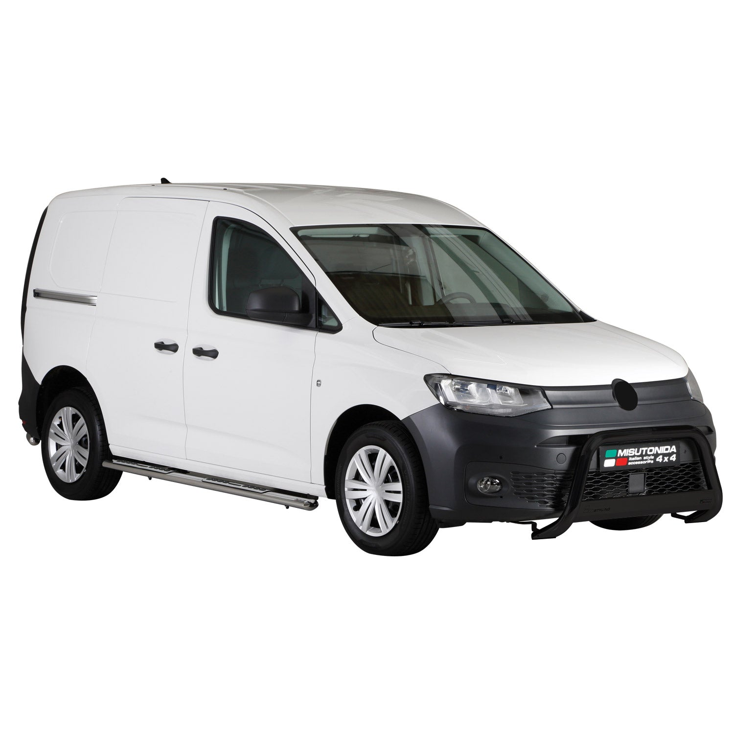 Frontbügel Frontschutzbügel für VW Caddy 2021-2026 ø63mm Stahl Schwarz Schutz