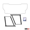 Multiflexboard Konsolen für Mercedes Vito W447 2014-2023 Zuschnittvorlage 2 tlg