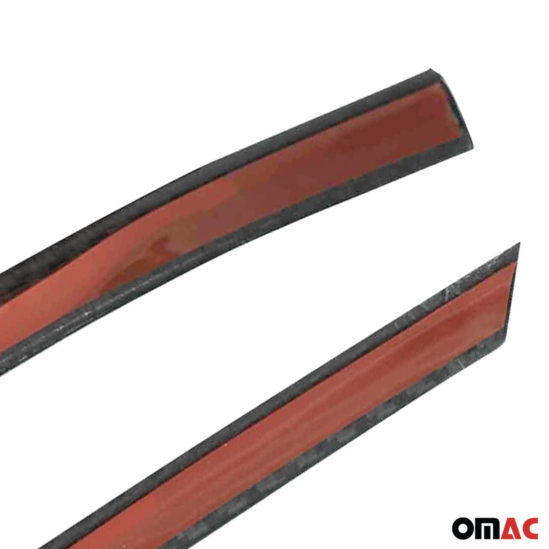 Spiegelkappen Leiste für VW Amarok 2010-2021 Kohlefaser Schwarz 2tlg