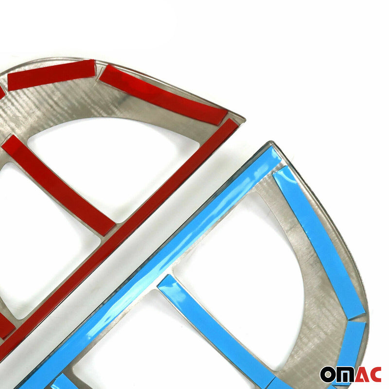 Rücklicht Leisten Heckleuchte für Fiat Doblo 2006-2010 L+R Edelstahl Silber 2tlg