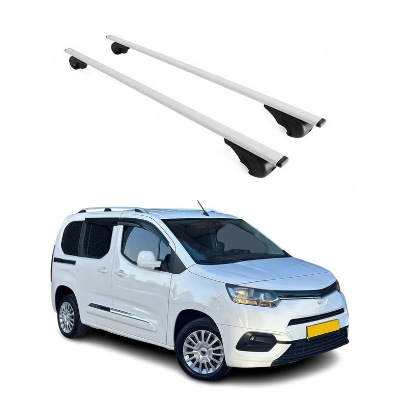 Dachträger Grundtäger für Toyota Proace City 2019-2025 75kg Metall Silber 2 tlg