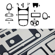 Innenraum Dekor Cockpit für Peugeot 206 1998-2009 Piano Schwarz Optik 11tlg