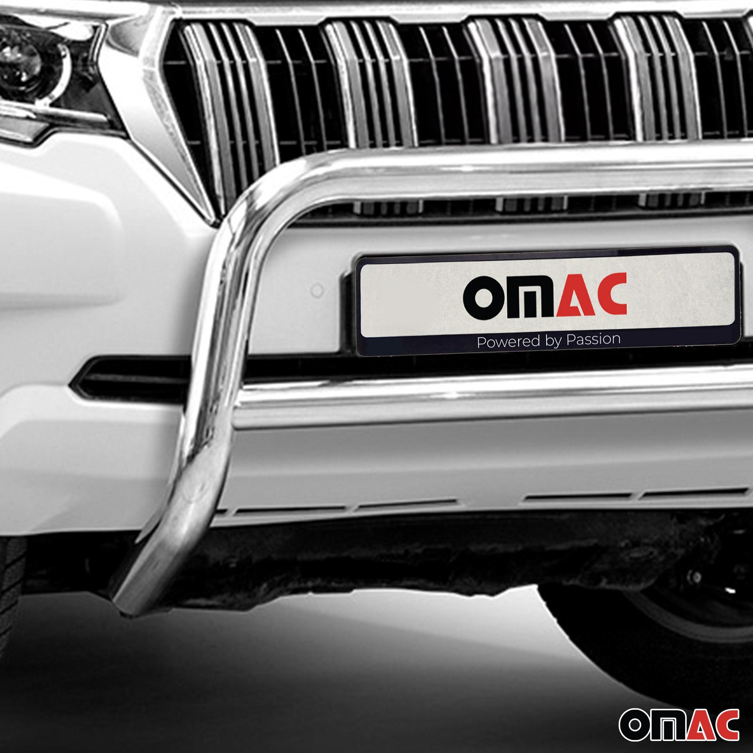 Frontbügel Frontschutzbügel für Toyota Land Cruiser 150 2019-2023 ABE Silber