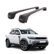 Dachträger Grundträger für Dacia Duster mk3 2024-2026 Aluminium 75kg Schwarz 2x