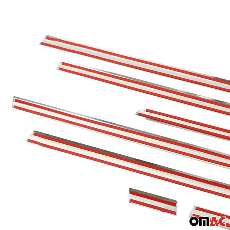 Fensterleisten Zierleisten für Citroen C4 2006-2013 Stufenheck Edelstahl 8tlg