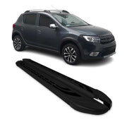 Trittbretter Seitenschweller für Dacia Sandero I II 2008-2020 Alu Schwarz