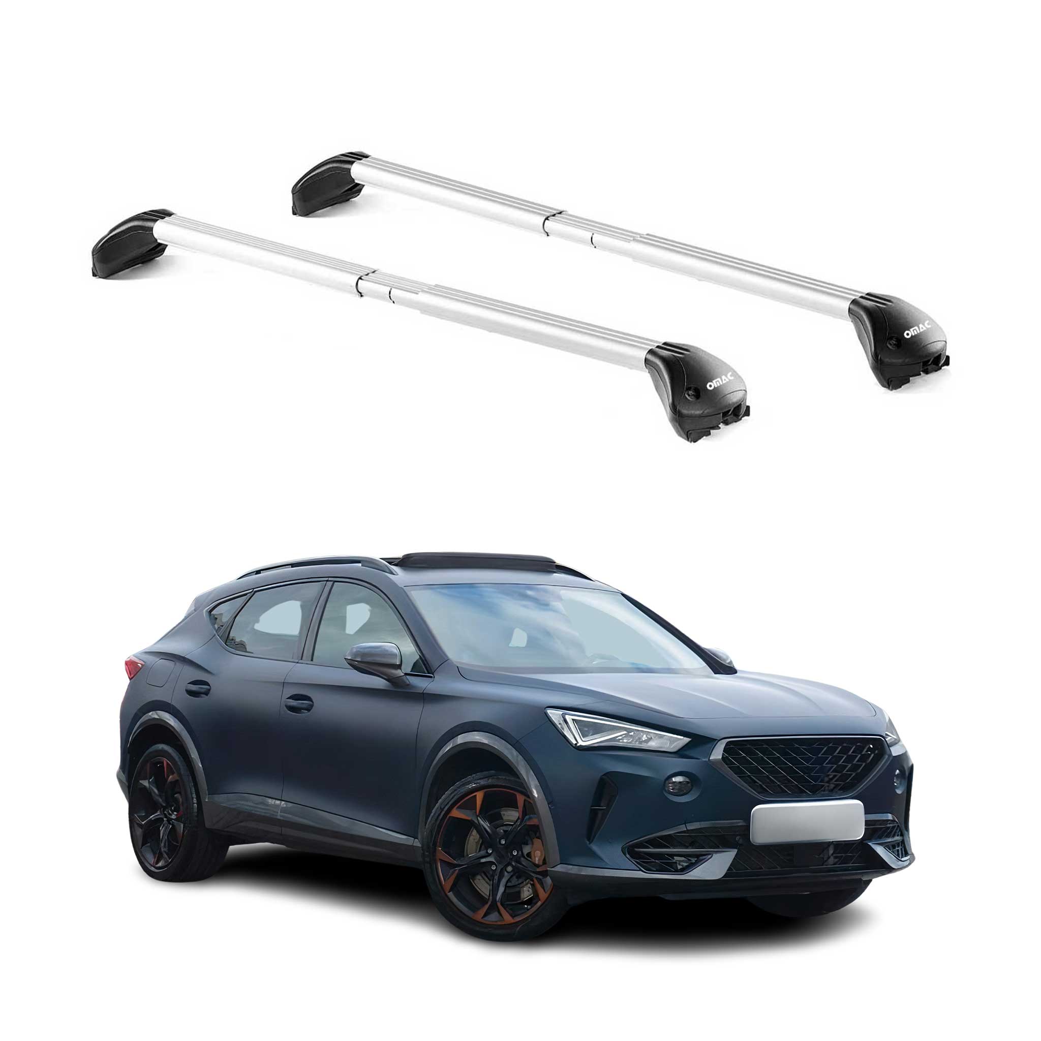 Dachträger Grundtäger für Cupra Formentor 2020-2026 5 tür 100kg Alu Grau 2x ABE