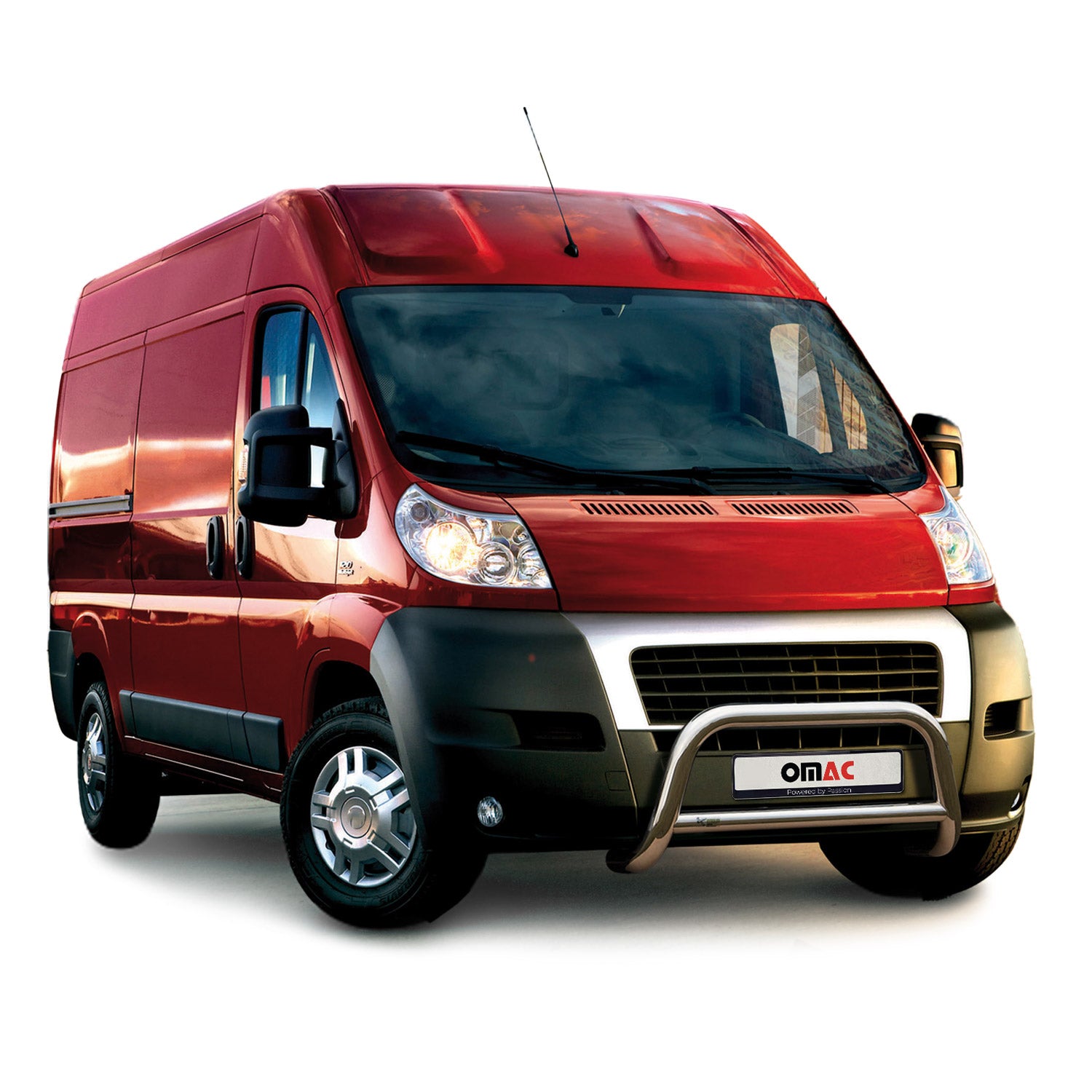 Frontbügel Frontschutzbügel für Fiat Ducato 2006-2016 ABE Stahl Silber