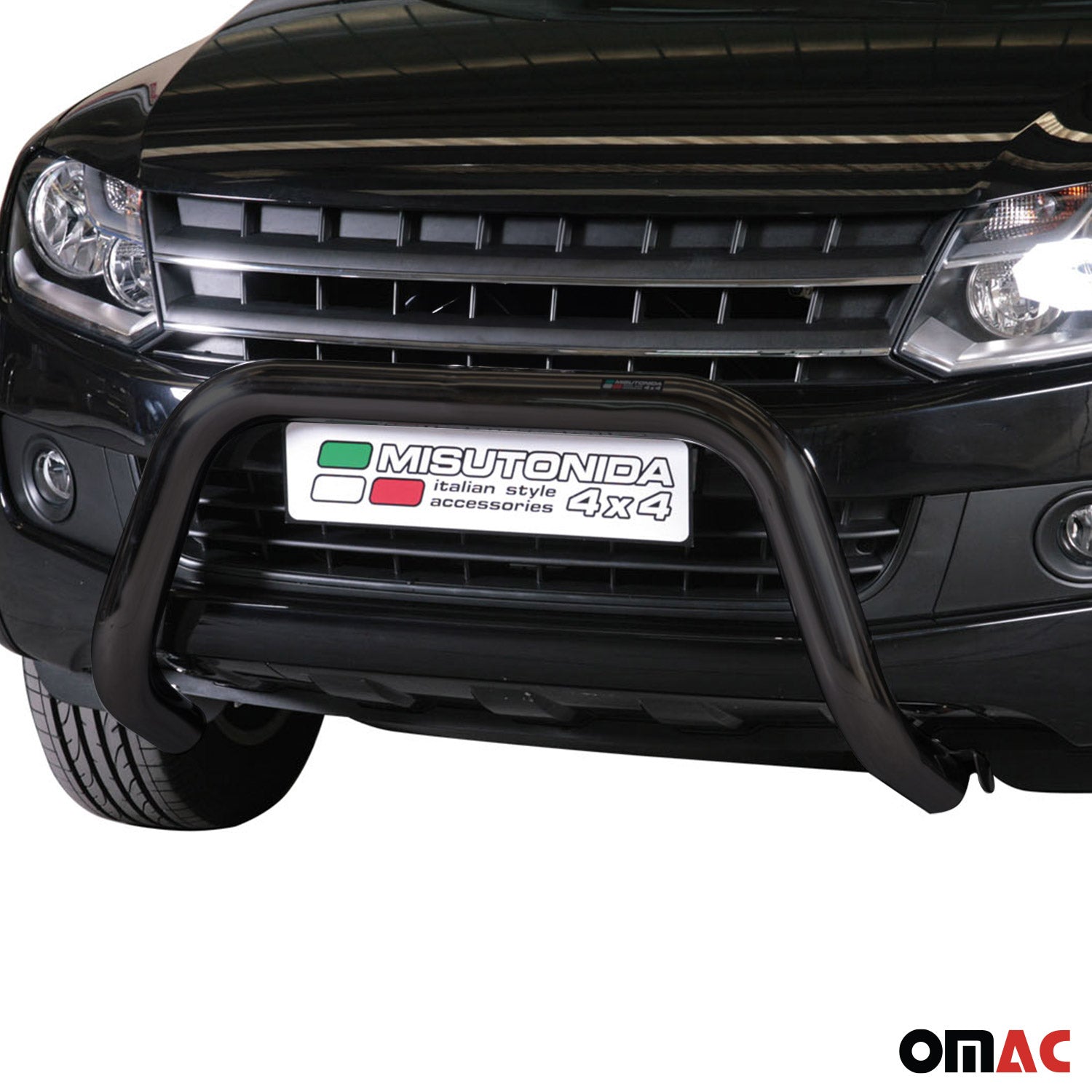 Frontbügel Frontschutzbügel für VW Amarok V6 2016-2020 ø76mm Stahl Schwarz