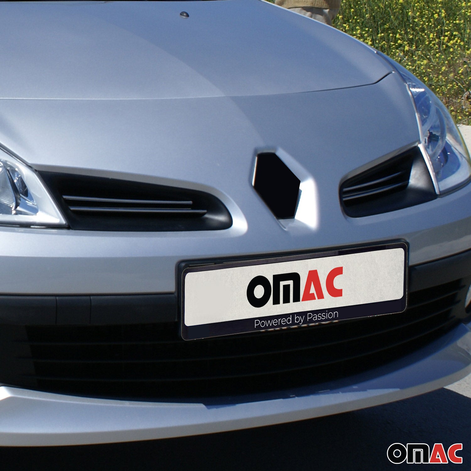 Kühlergrill Leisten Grillleisten für Renault Clio 2005-2013 Edelstahl Chrom 4x