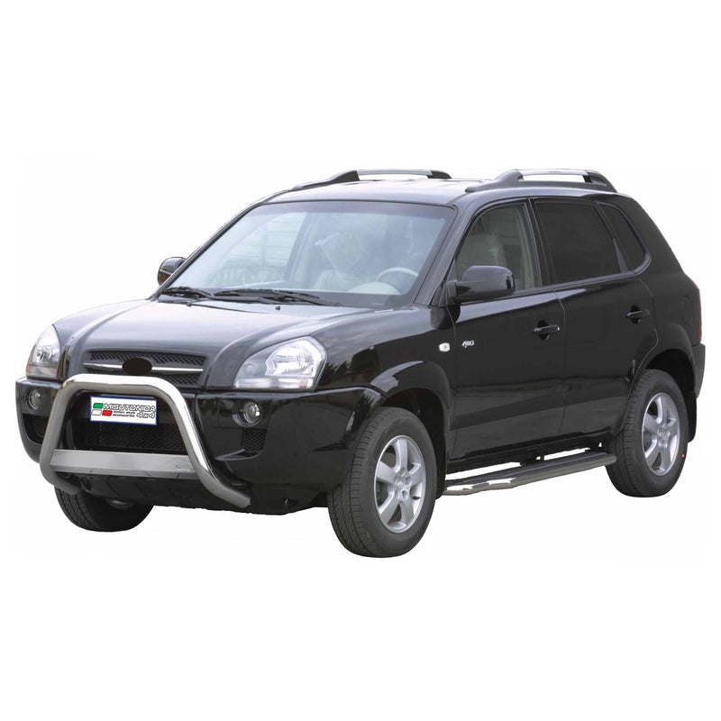 Frontbügel Frontschutzbügel für Hyundai Tucson 2004-2009 ø63mm Stahl Silber