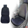 Schonbezug Sitzauflage für Nissan Ariya 2022-2024 Kunstleder Schwarz Blau