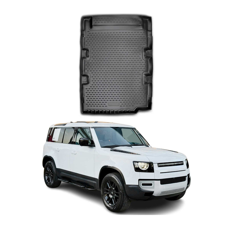 Kofferraummatte Kofferraumwanne für Land Rover Defender 110 2007-2021 Gummi TPE