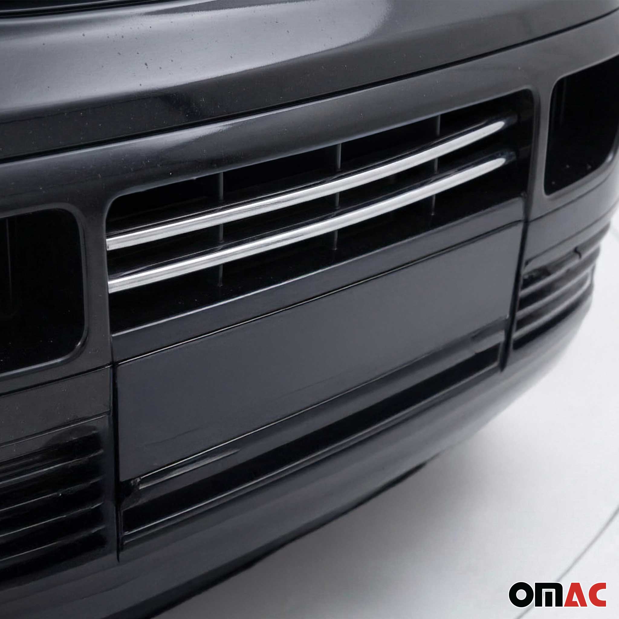 Grillleisten Kühlergrill Leiste für VW Transporter T5 2003-10 Edelstahl Chrom 2x