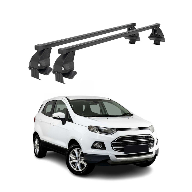Menabo Dachträger Grundtäger für Ford Ecosport 2014-2017 Pre-FL 50kg Schwarz 2x